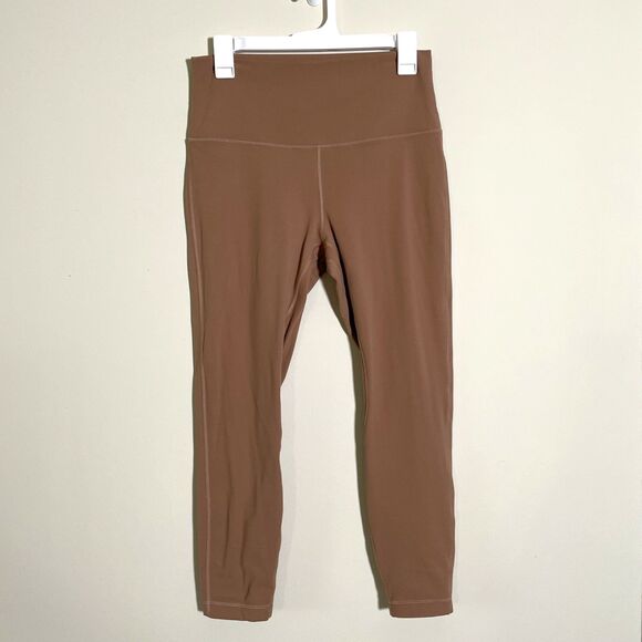 Lululemon Pants - Lululemon Women's Align HR 25” Leggings Size 10 Nude Beige Double Lined Yoga